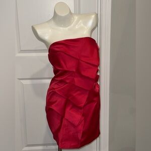 A.L.C. Vibrant hot pink  Satin Dress